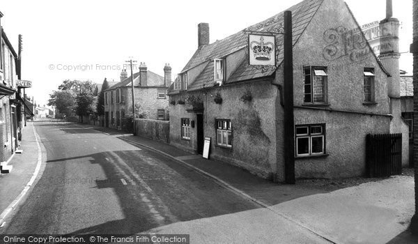 Photo of Earith, Crown Hotel c.1955