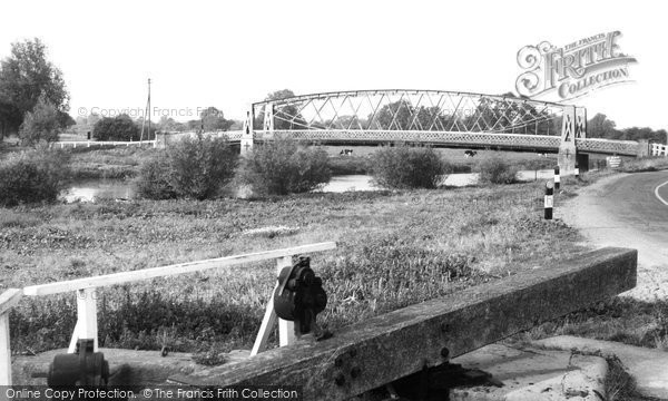 Photo of Earith, Suspension Bridge c.1955