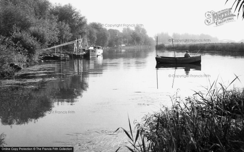 Earith, the River Ouse c1955