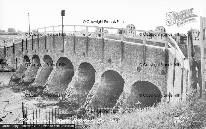 Photo of Earith, The Seven Hole Bridge c.1955