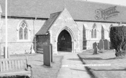 Porch Entrance To Church Of Simon And St Jude c.1965, Earl Shilton