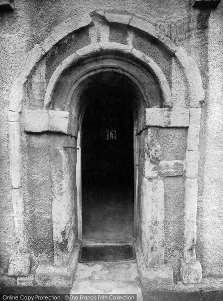 Photo of Earls Barton, All Saints' Church, A Doorway 1922
