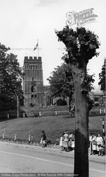 Photo of Earls Barton, All Saints Church c.1955