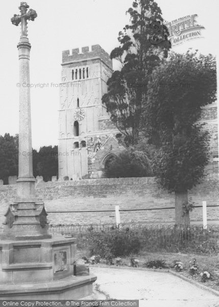 Photo of Earls Barton, Saxon Tower And Memorial c.1965