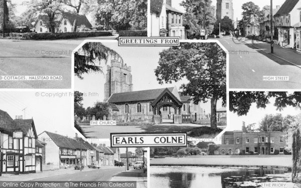 Photo of Earls Colne, Composite c.1960