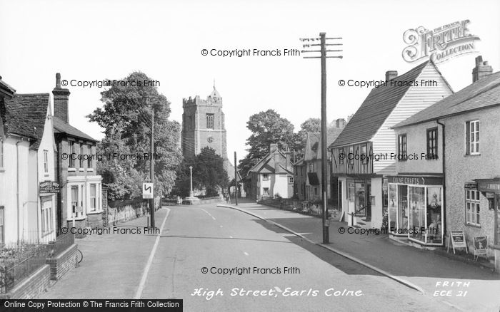 Photo of Earls Colne, High Street c.1960