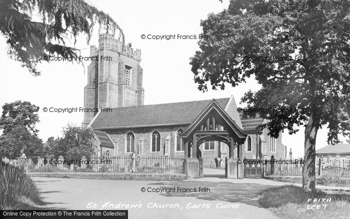 Photo of Earls Colne, St Andrew's Church c.1955