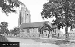 St Andrew's Church c.1955, Earls Colne