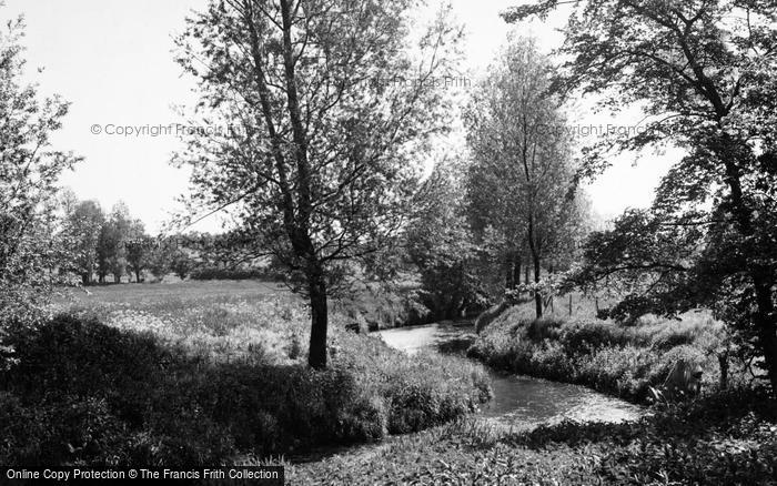 Photo of Earls Colne, The River Colne c.1955 - Francis Frith