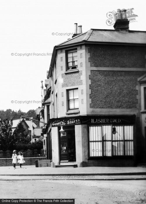 Photo of Earlswood, H J Shergold General Stores 1906