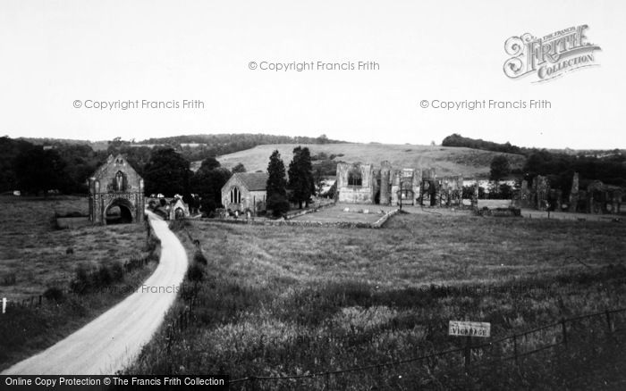 Photo of Easby, Abbey c.1965