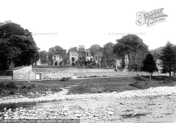 Photo of Easby, Abbey, From The River 1893