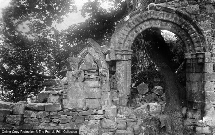 Photo of Easby, Abbey, Norman Arch 1893