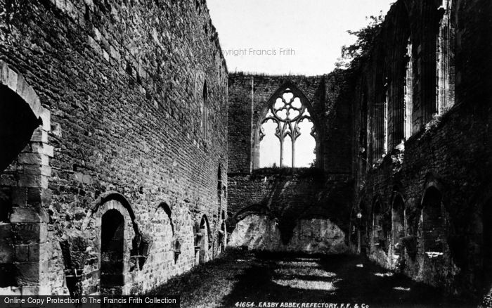 Photo of Easby, Abbey, Refectory 1898