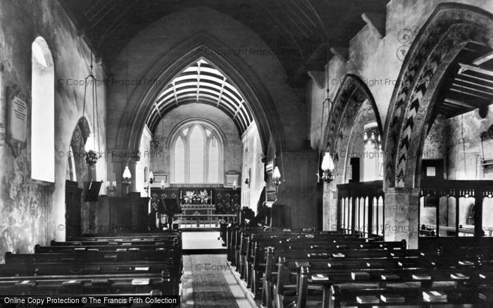Photo of Easby, St Agatha's Church, Interior 1913