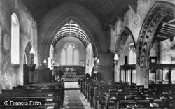 St Agatha's Church, Interior 1913, Easby