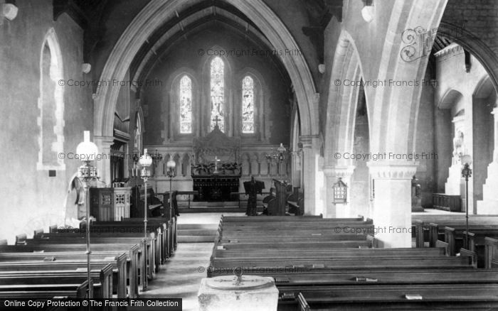 Photo of Easebourne, St Mary's Church Interior 1906