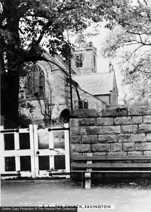 Photo of Easington, Church c.1955
