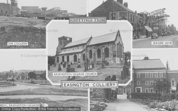 Photo of Easington Colliery, Composite c.1955