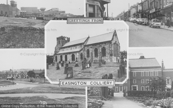 Photo of Easington Colliery, Composite c.1965