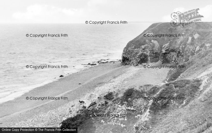 Photo of Easington Colliery, The Beach And Cliffs c.1960