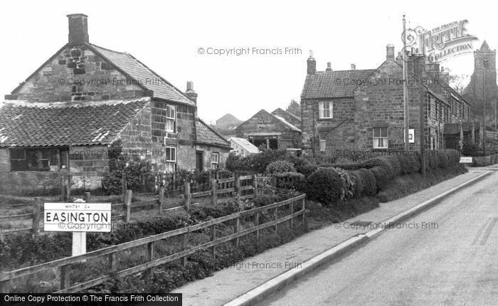 Photo of Easington, Entering The Village c.1955