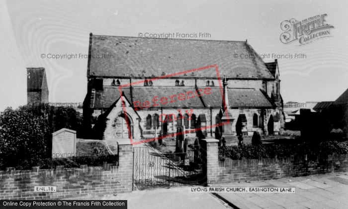 Photo of Easington Lane, Lyons Parish Church c.1965
