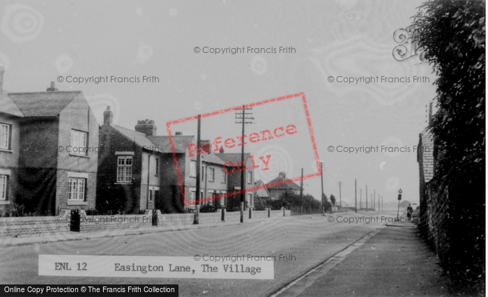Photo of Easington Lane, The Village c.1955