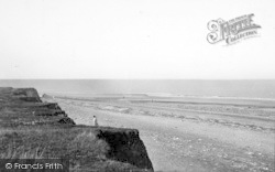 The Beach Looking North c.1955, Easington