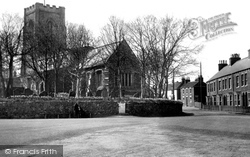 The Church And Village Square c.1955, Easington