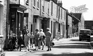 Chapel Street Pedestrians c.1960, Easingwold