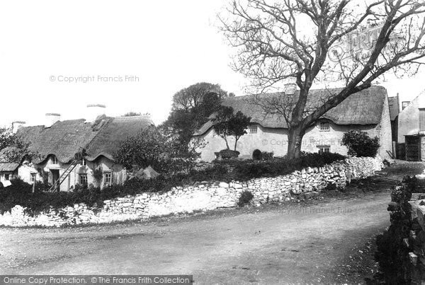 Photo of East Aberthaw, the Village 1899