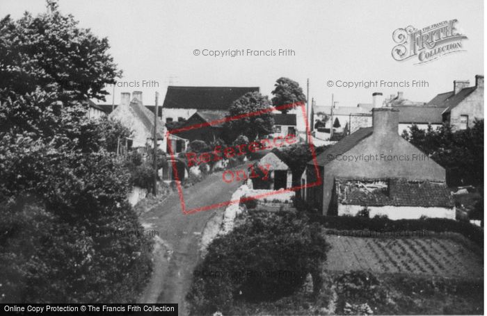 Photo of East Aberthaw, The Village c.1955