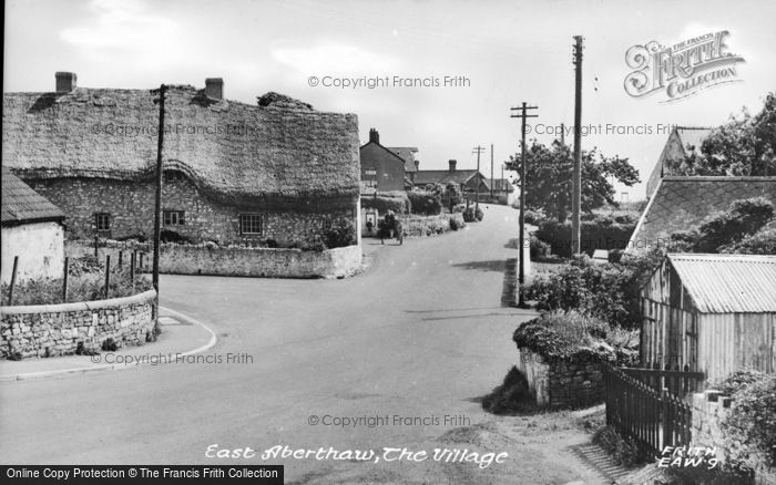 Photo of East Aberthaw, The Village c.1955
