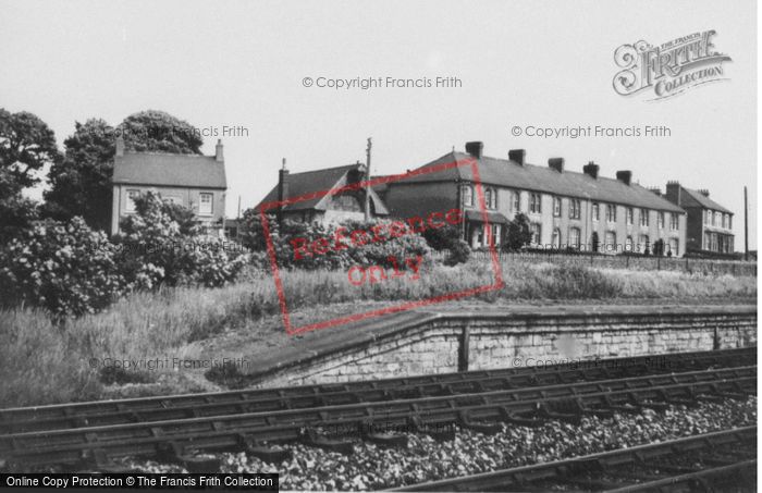 Photo of East Aberthaw, View From Railway c.1955