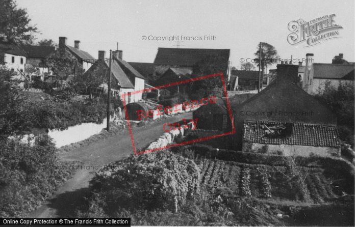 Photo of East Aberthaw, Village c.1955