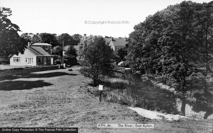 Photo of East Ayton, The River c.1960