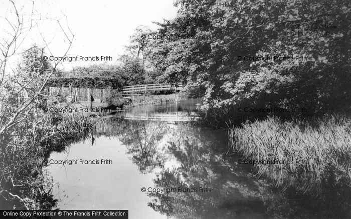 Photo of East Ayton, The River c.1960