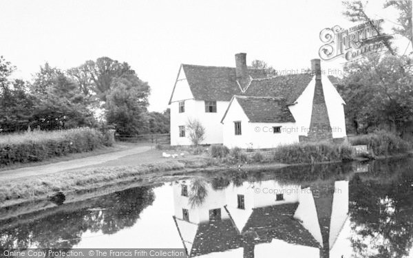 Photo of East Bergholt, Willy Lott's Cottage c.1955