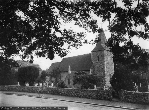 Photo of East Blatchington, St Peter's Church c.1950