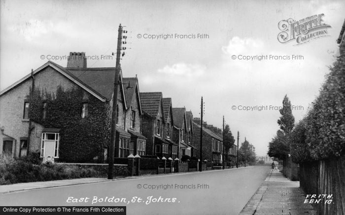 Photo of East Boldon, St John's c.1955