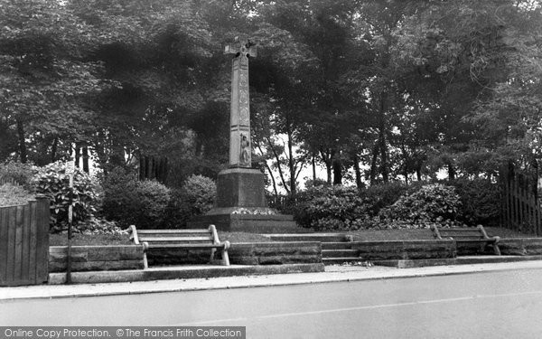 Photo of East Boldon, The Memorial c.1955
