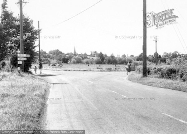 Photo of East Brent, The Cross Roads c.1965