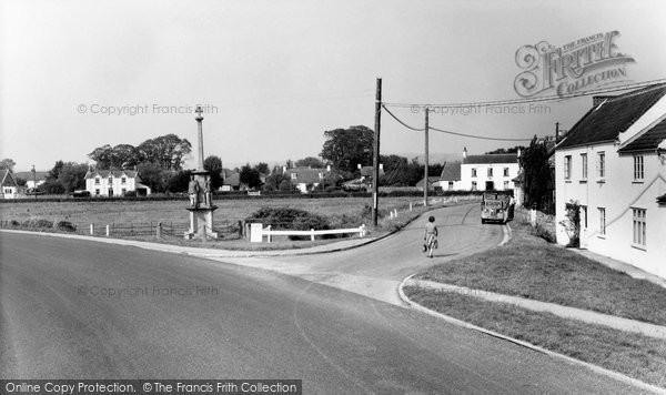 Photo of East Brent, The Memorial And Brent Knoll Inn c.1960