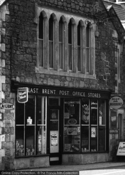 Photo of East Brent, The Post Office c.1960