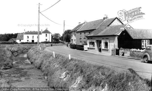 Photo of East Brent, The Shops c.1965