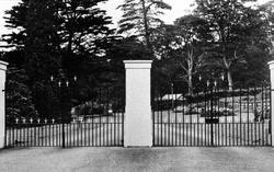 Bicton Gardens Entrance Gates c.1955, East Budleigh