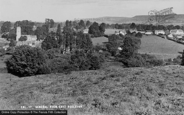 Photo of East Budleigh, General View c.1955