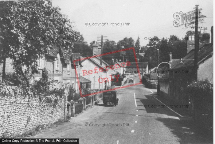 Photo of East Budleigh, Main Road c.1955