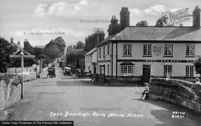 Photo of East Budleigh, Rolle Arms Hotel, Budleigh Hill 1928